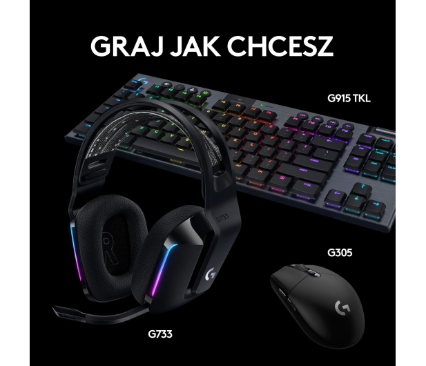 Logitech G733 Lightspeed czarne - 594937 - zdjęcie 13